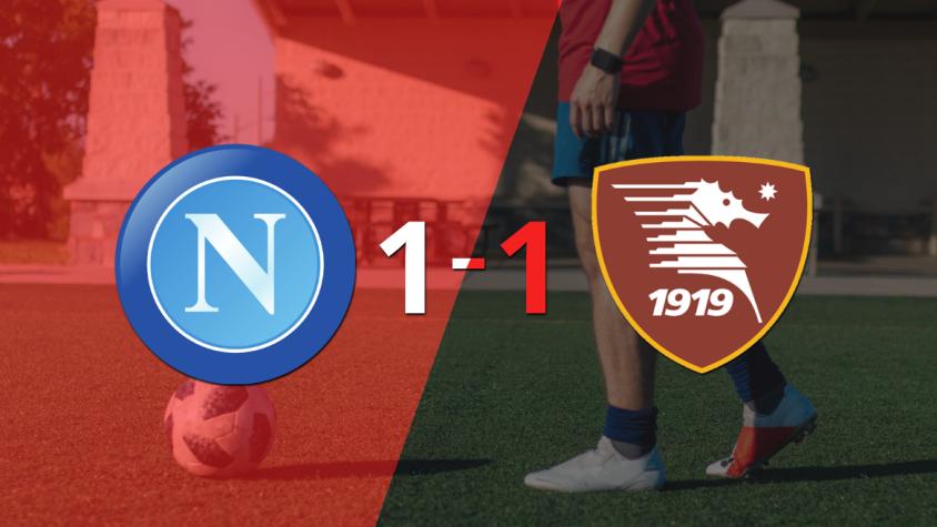 Salernitana empató 1-1 en su visita a Napoli