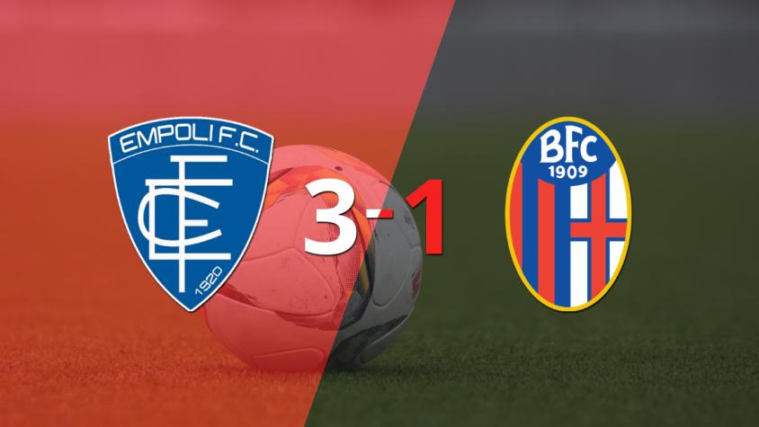 Empoli fue más y venció por 3 a 1 a Bologna