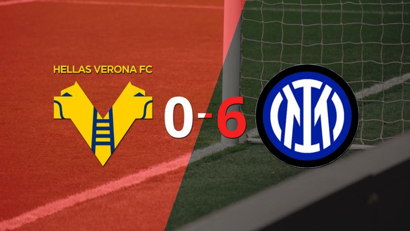 Inter golea 6-0 a Hellas Verona y Edin Dzeko firma doblete