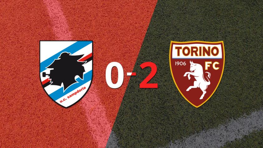 Sampdoria no pudo en casa con Torino y cayó 2-0