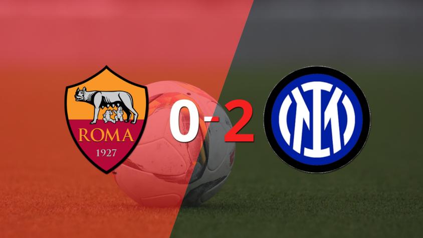 Victoria de 2-0 en la visita de Inter a Roma
