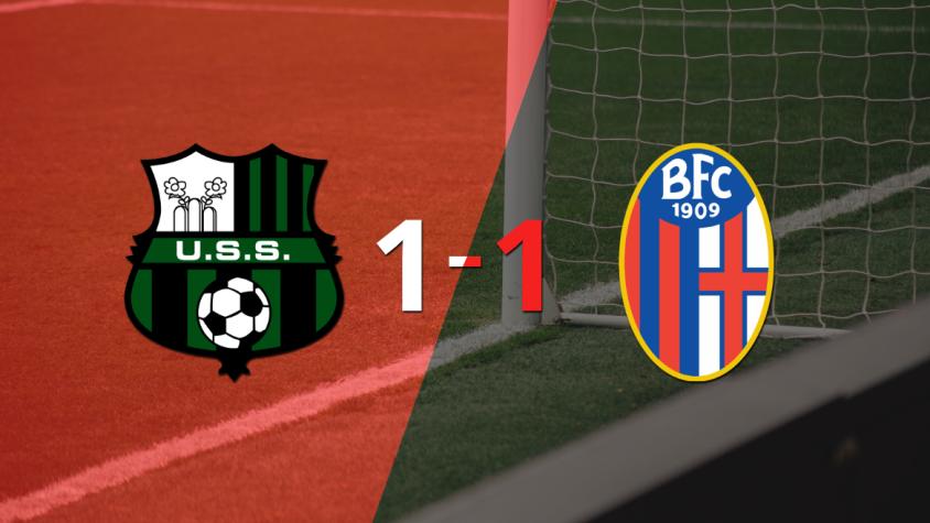 Sassuolo logró sacar el empate de local frente a Bologna