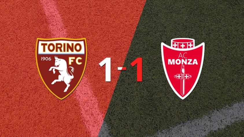 Torino no pudo en casa ante Monza y empataron 1-1