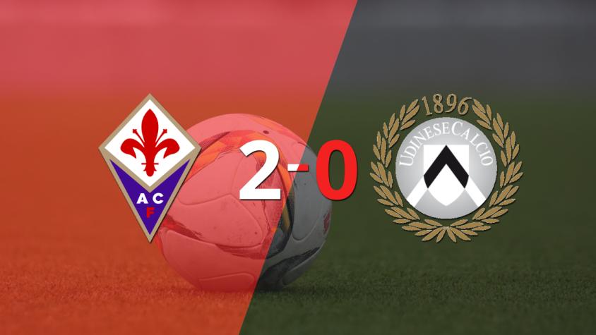 Fiorentina le ganó con claridad a Udinese por 2 a 0