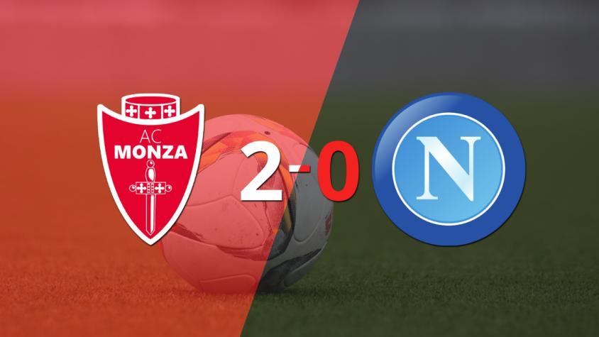 Derrota de Napoli por 2-0 en su visita a Monza