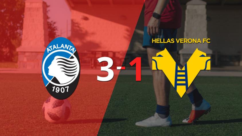 Atalanta paseó a Hellas Verona y selló su triunfo 3 a 1