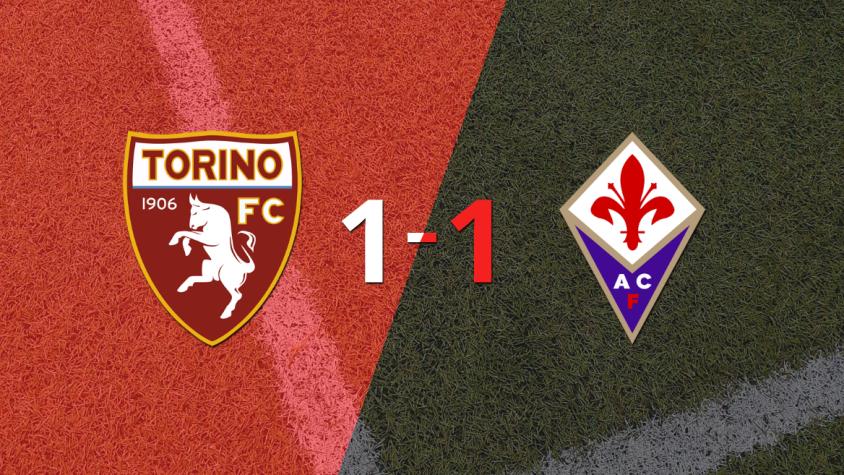 Torino no pudo en casa ante Fiorentina y empataron 1-1