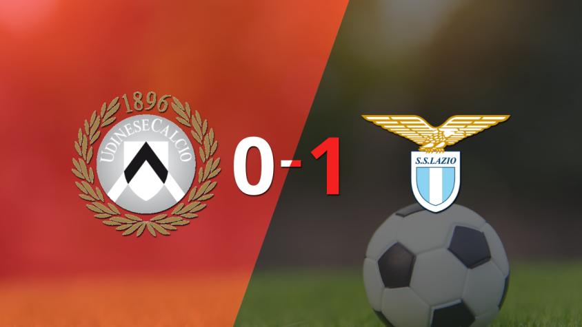 Lazio derrotó a Udinese 1 a 0