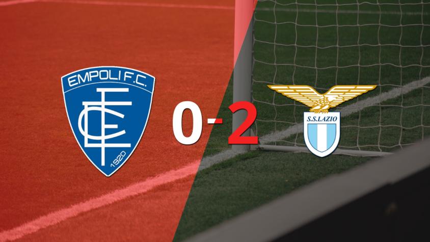 Lazio, de visitante, derrotó 2-0 a Empoli
