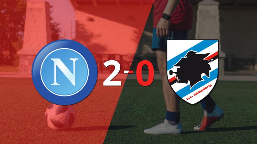 Sólido triunfo de Napoli por 2-0 frente a Sampdoria