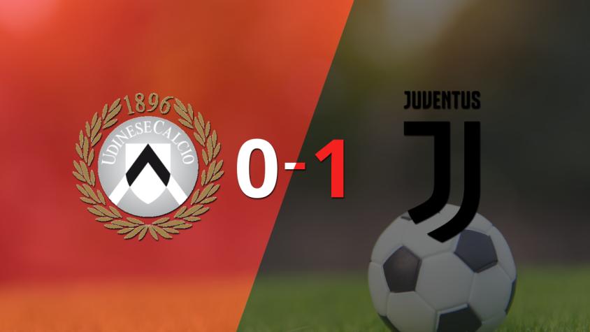 Juventus derrotó a Udinese 1 a 0