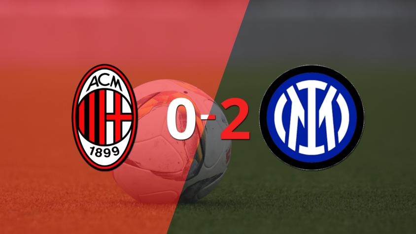 Inter le ganó el "Derby della Madonnina" a Milan por 2 a 0