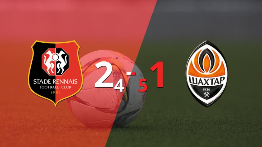 Shakhtar Donetsk derrotó en los penales a Stade Rennes y logró la clasificación
