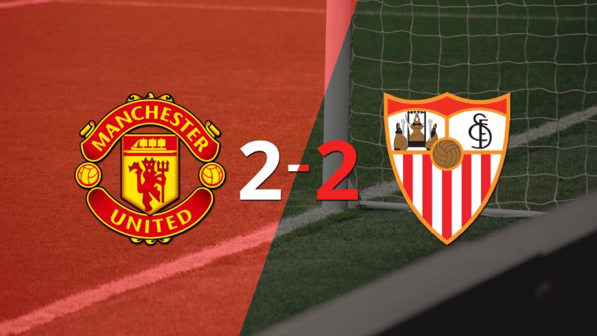 Sevilla empata con Manchester United y la instancia se define a la vuelta