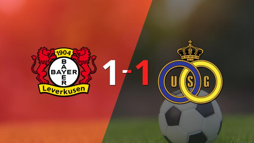 Bayer Leverkusen y U. Saint-Gilloise empataron 1 a 1 en el encuentro de ida