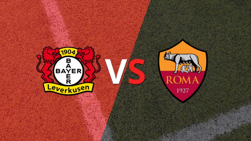 Bayer Leverkusen y Roma llegan al segundo tiempo sin goles