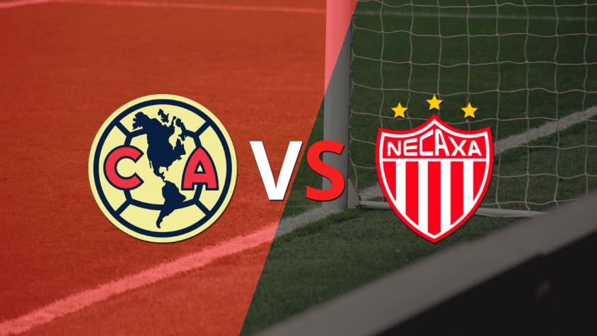 Victoria parcial de Club América sobre Necaxa en el estadio Azteca