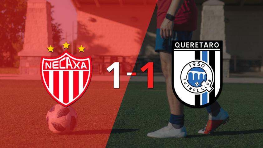 Necaxa y Querétaro se reparten los puntos y empatan 1-1
