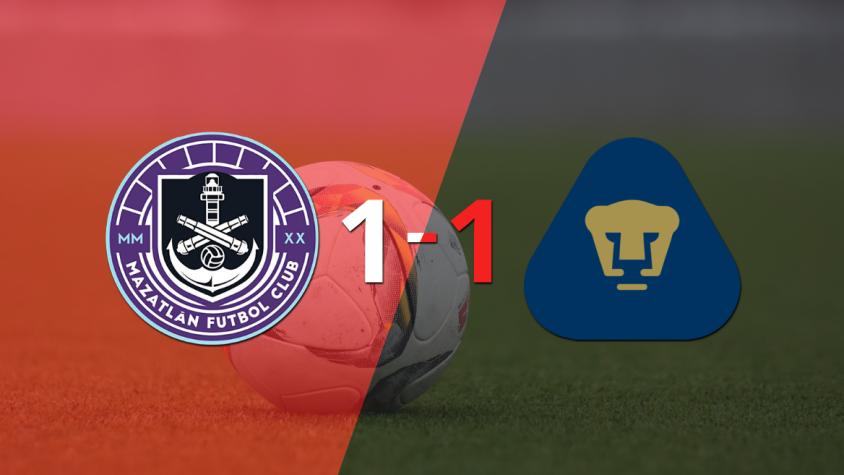 Pumas UNAM gana de visitante 2-1 a Mazatlán