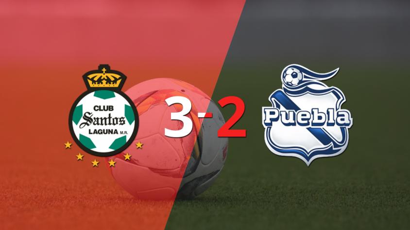Juan Francisco Brunetta sentenció el triunfo de Santos Laguna ante Puebla con doblete