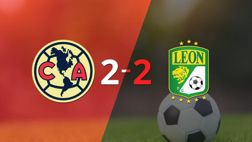 Club América y León igualaron 2 a 2