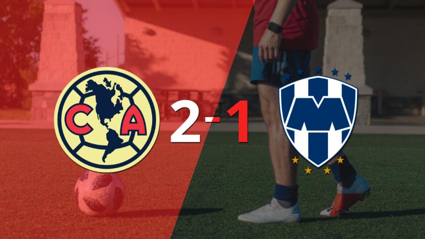 Club América le ganó a CF Monterrey en su casa por 2-1