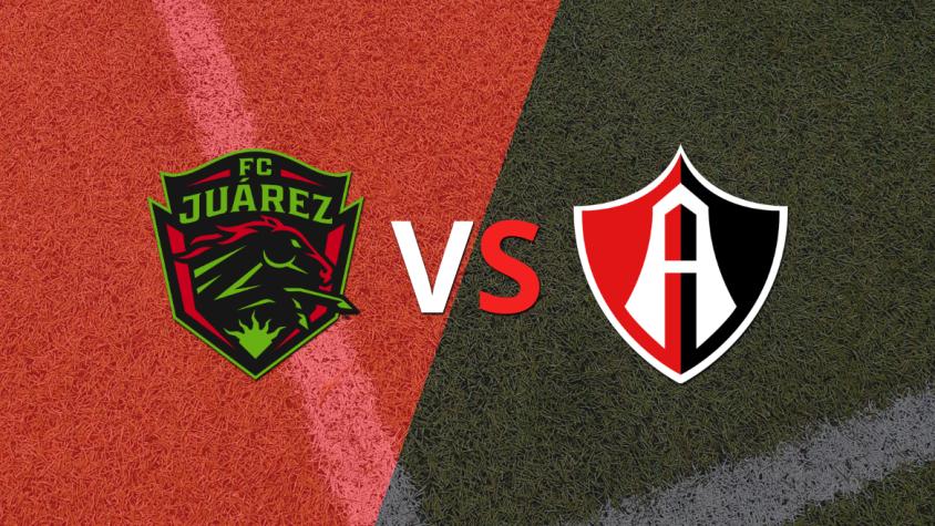 Arranca el segundo tiempo del empate entre FC Juárez y Atlas