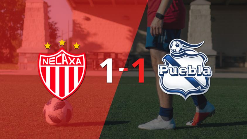 Puebla empató 1-1 en su visita a Necaxa