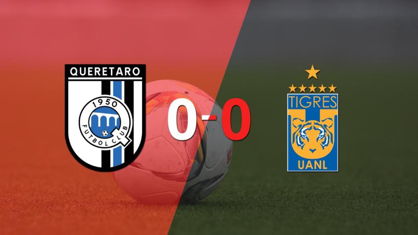 Cero a cero terminó el partido entre Querétaro y Tigres