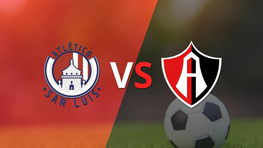 Con un empate en 0, empieza el segundo tiempo entre Atl. de San Luis y Atlas