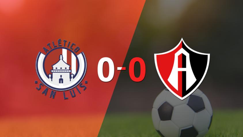 No hubo goles en el empate entre Atl. de San Luis y Atlas