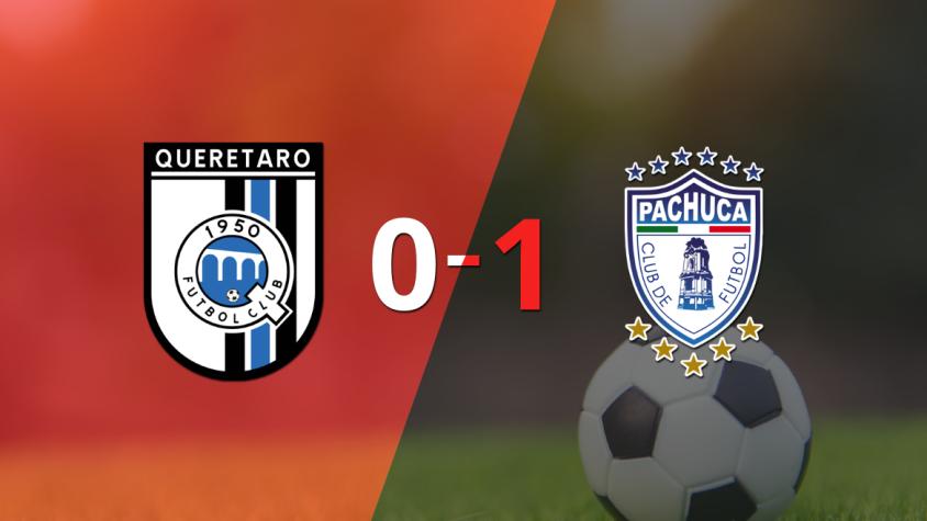 Pachuca derrotó a Querétaro 1 a 0