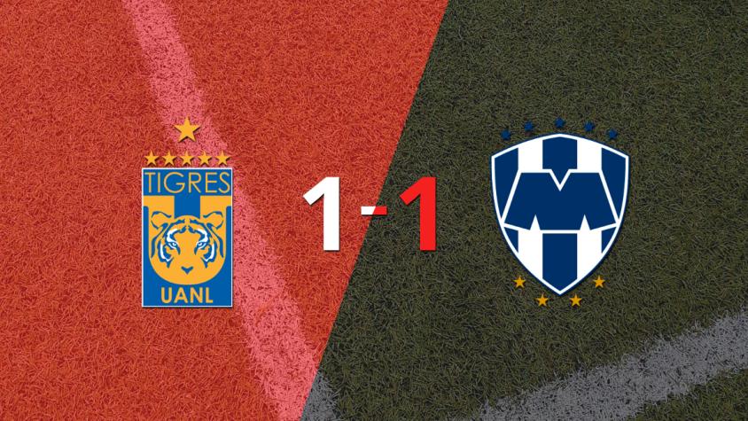El clásico regio terminó en empate 1-1 en el Volcán