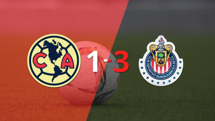 Chivas fue superior al vencer a Club América y quedarse con el Clásico de Clásicos