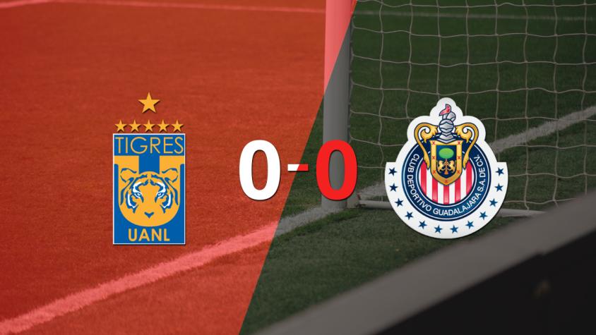 Tigres no pudo con Chivas y empataron sin goles