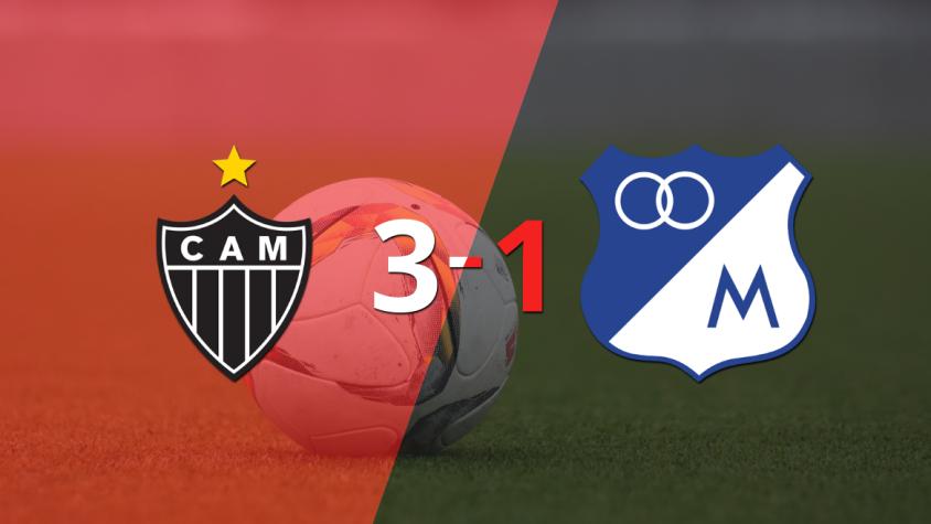 Atlético Mineiro vence a Millonarios y pasa a Fase de Grupos