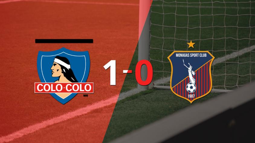 Con un solo tanto, Colo Colo derrotó a Monagas en Monumental