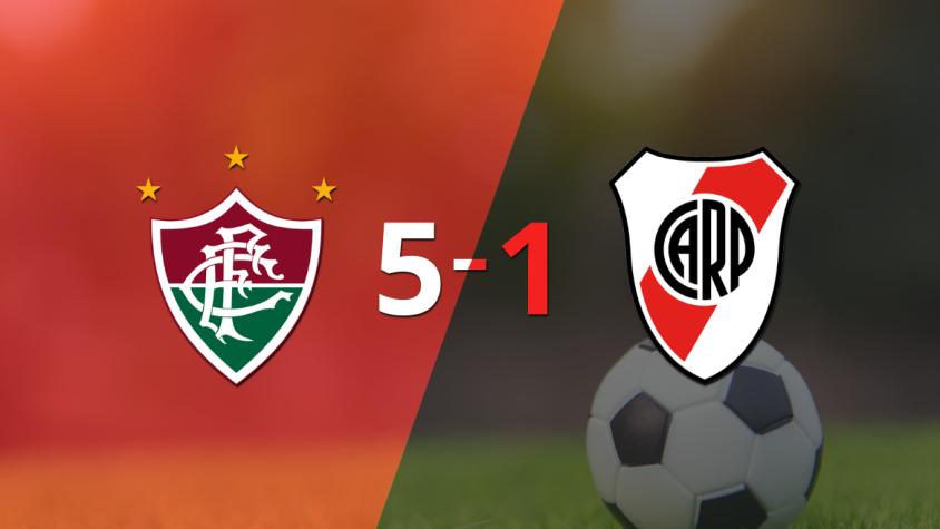 Goleada de Fluminense a River Plate con hat-trick de Germán Cano