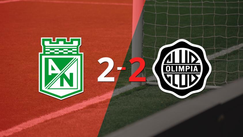 Empate a 2 entre At. Nacional y Olimpia