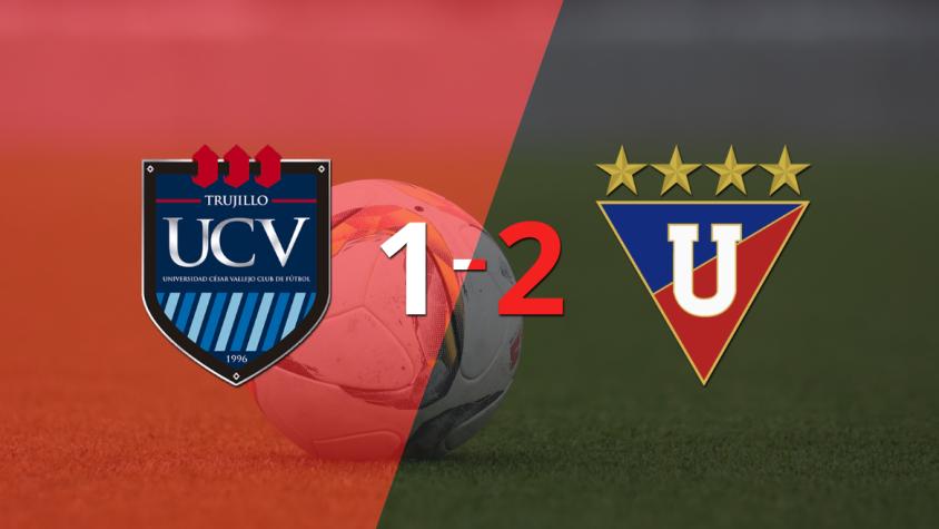 Victoria apretada de Liga de Quito por 2-1 sobre César Vallejo