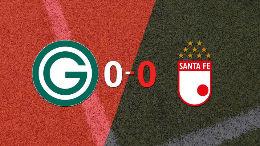 Goiás y Santa Fe no se hicieron daño y empataron sin goles