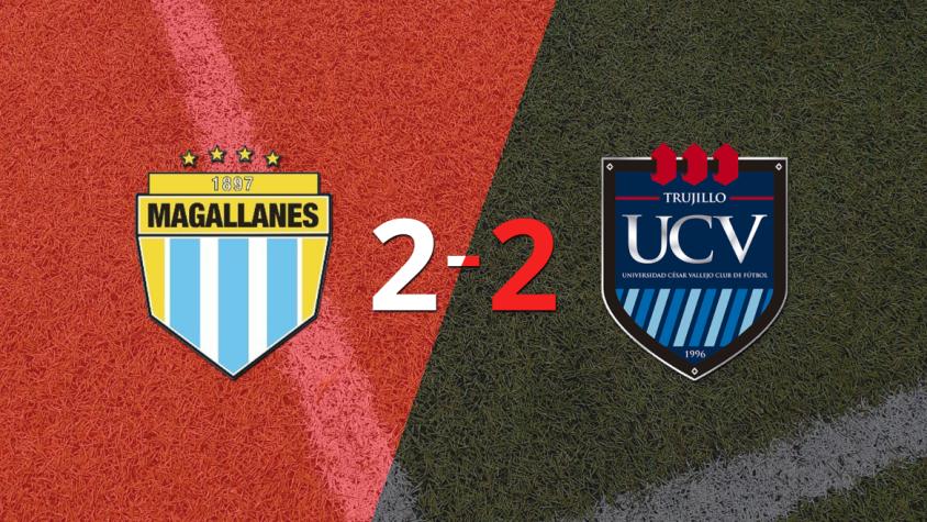 Magallanes empató 2-2 en casa con César Vallejo