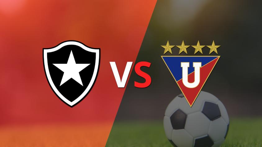 Botafogo y Liga de Quito empatan sin goles en el inicio del segundo tiempo