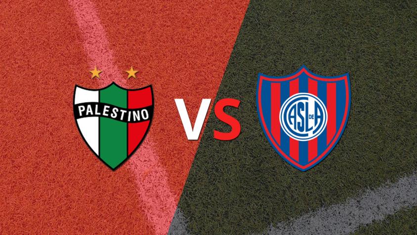 Palestino y San Lorenzo se miden por la fecha 3 del grupo H