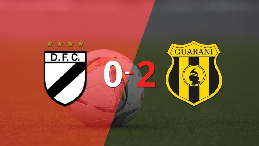 Victoria de 2-0 en la visita de Guaraní a Danubio