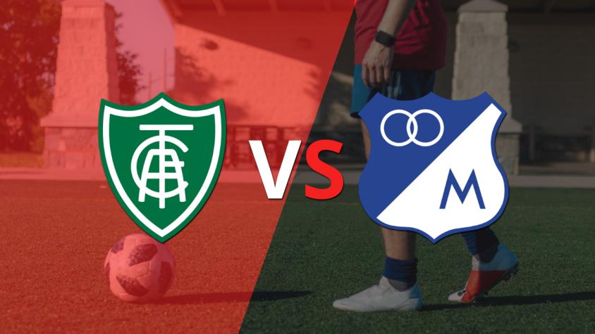 Por dos goles de diferencia, América-MG se impone a Millonarios Por dos goles de diferencia, América-MG se impone a Millonarios