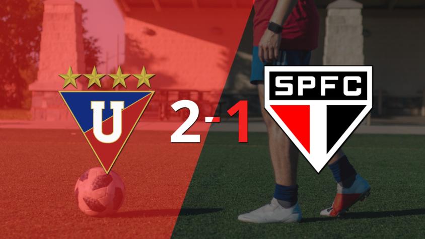 La ventaja del duelo de ida se la llevó Liga de Quito La ventaja del duelo de ida se la llevó Liga de Quito