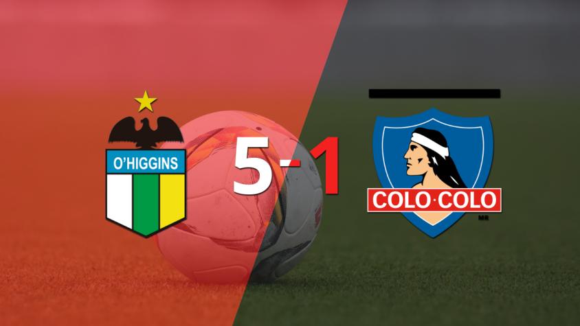 Goleada de O'Higgins a Colo Colo con doblete de Matías Belmar incluído