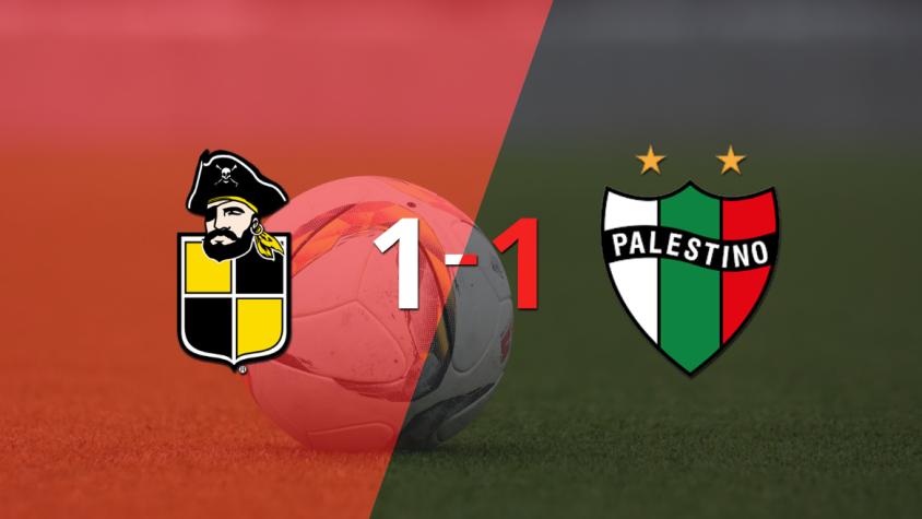 Reparto de puntos en el empate a uno entre Coquimbo Unido y Palestino