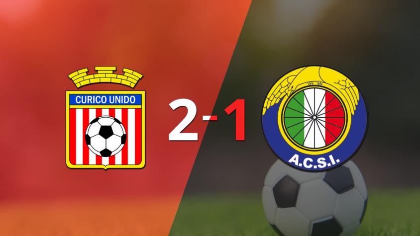 Con la mínima diferencia, Curicó Unido venció a Audax Italiano por 2 a 1